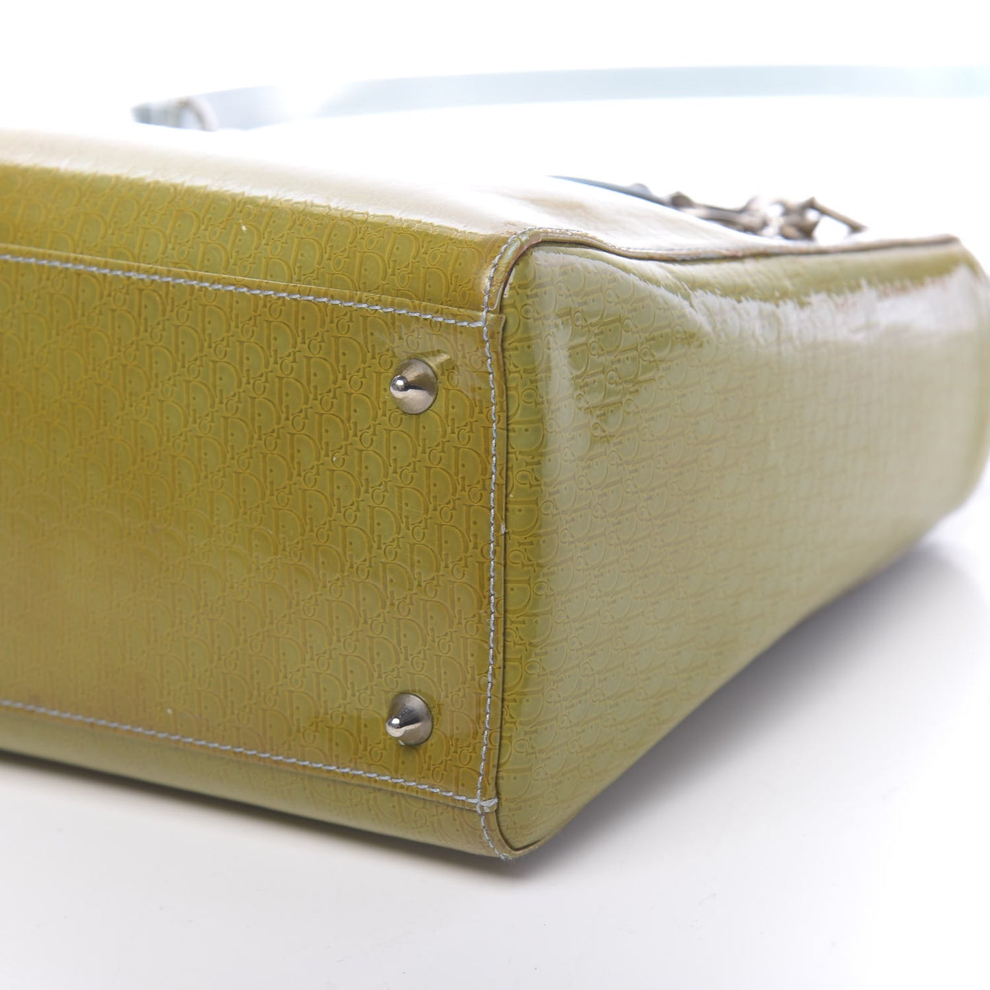 Patent Diorissimo Medium Bi-Color Lady Dior Green Blue