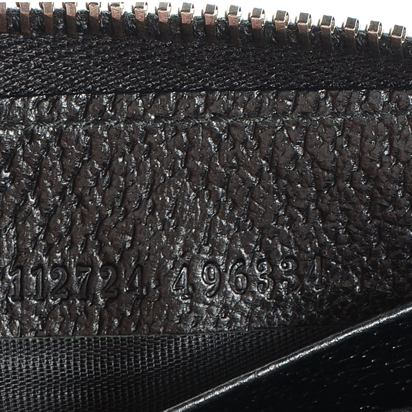 Monogram Zip Around Wallet Black