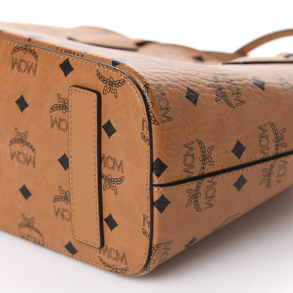 MCM Visetos Small Project Tote Cognac 7 of 13