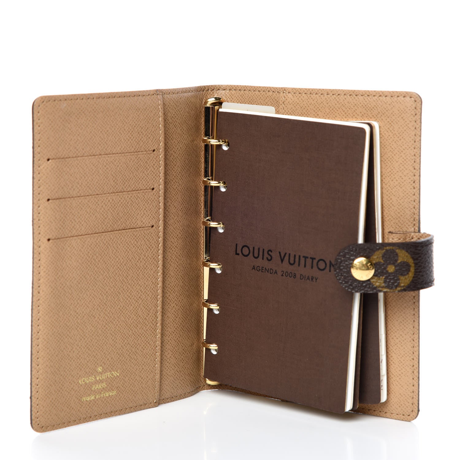 Louis Vuitton Monogram Complice Trunks and Bags Small Ring Agenda Cover Beige 5 of 11