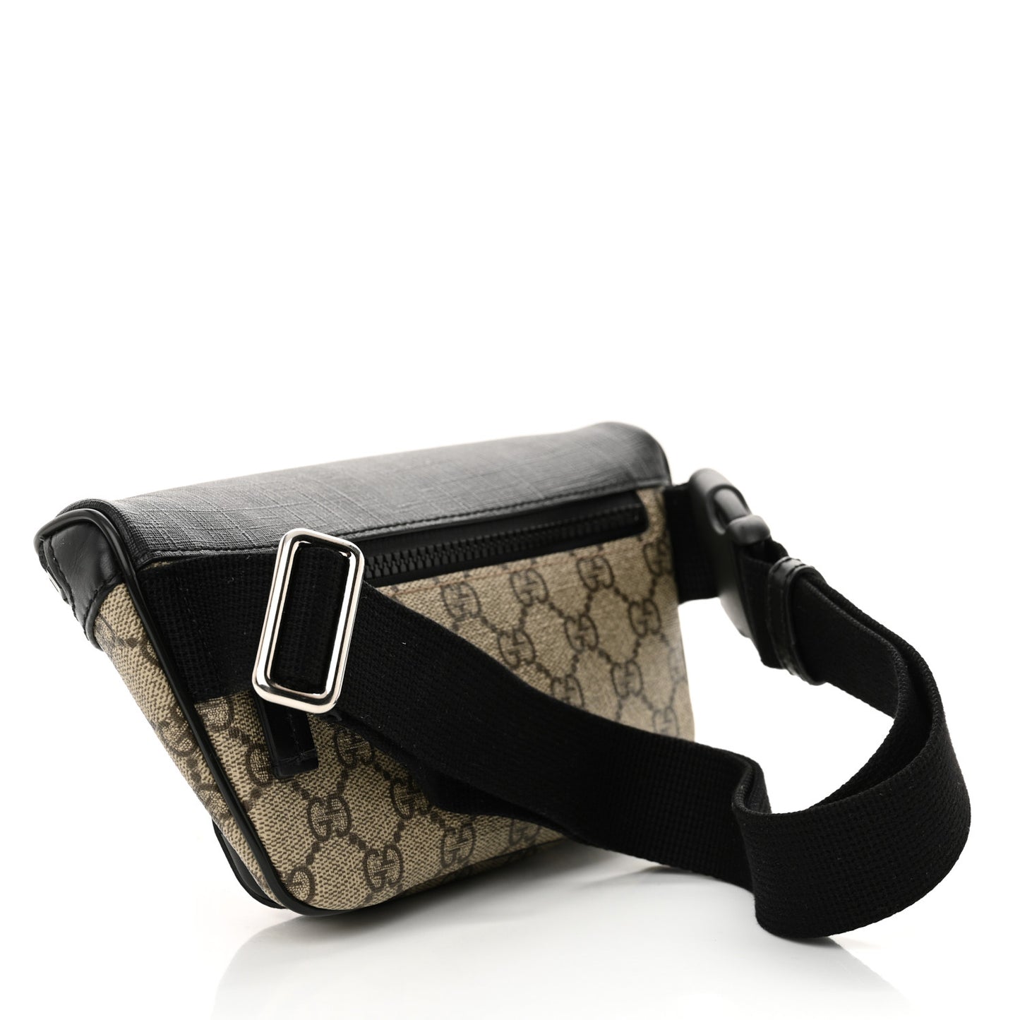 GG Supreme Monogram Belt Bag Black