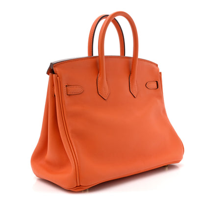 Hermes Swift Birkin 25 Orange 3 of 13
