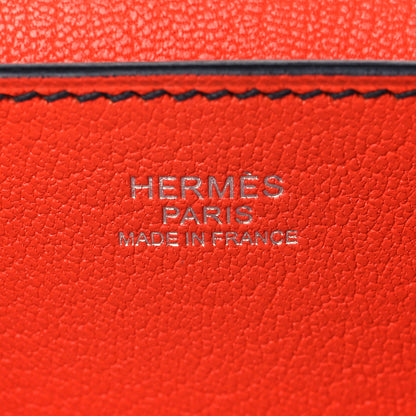 Hermes Taurillon Novillo Opli 28 Bleu Indigo Poppy 6 of 11