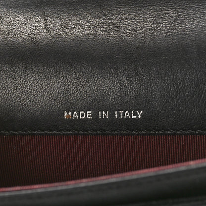 Chanel Lambskin Quilted Flap Card Holder Wallet Black 7 of 14