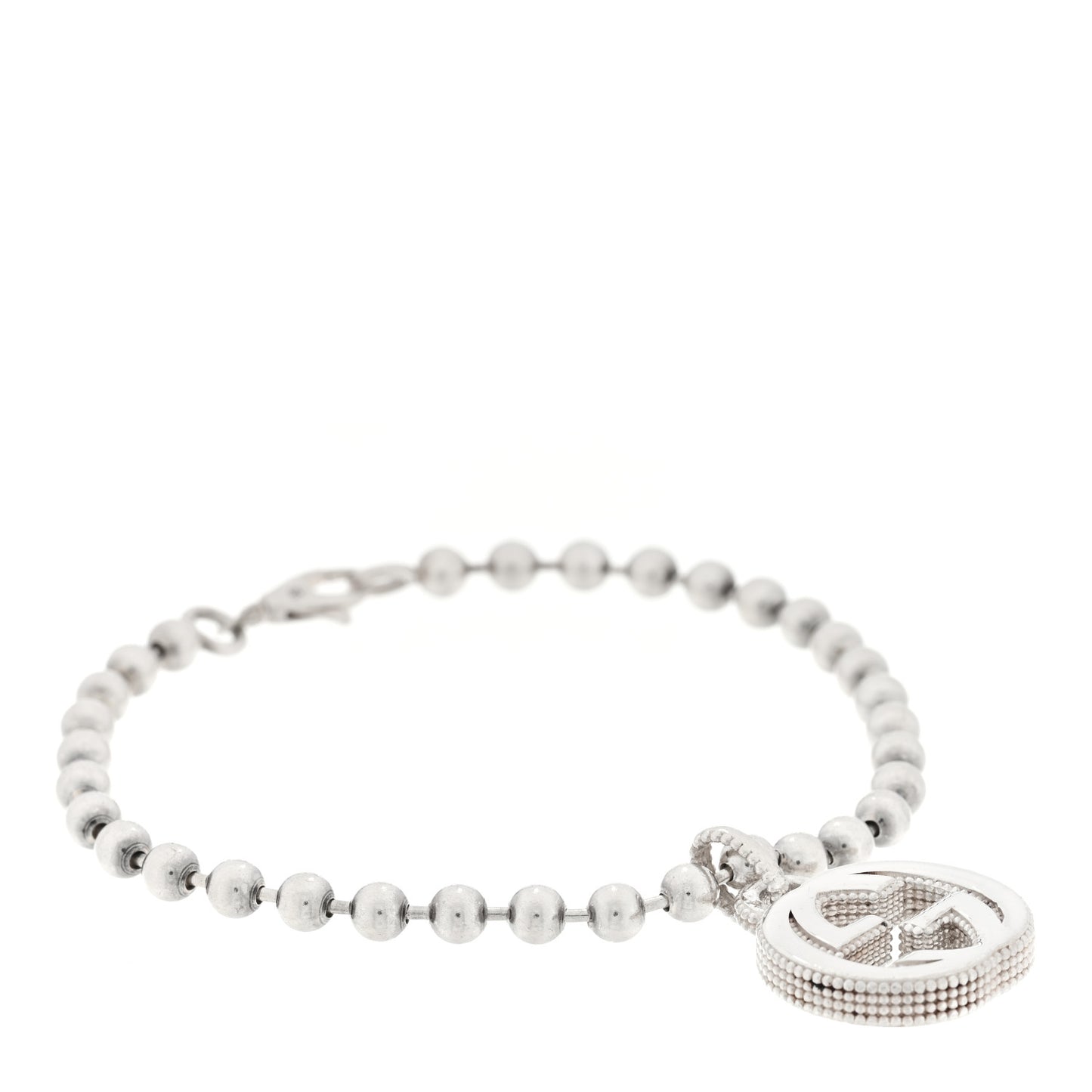 Sterling Silver Interlocking GG Bracelet