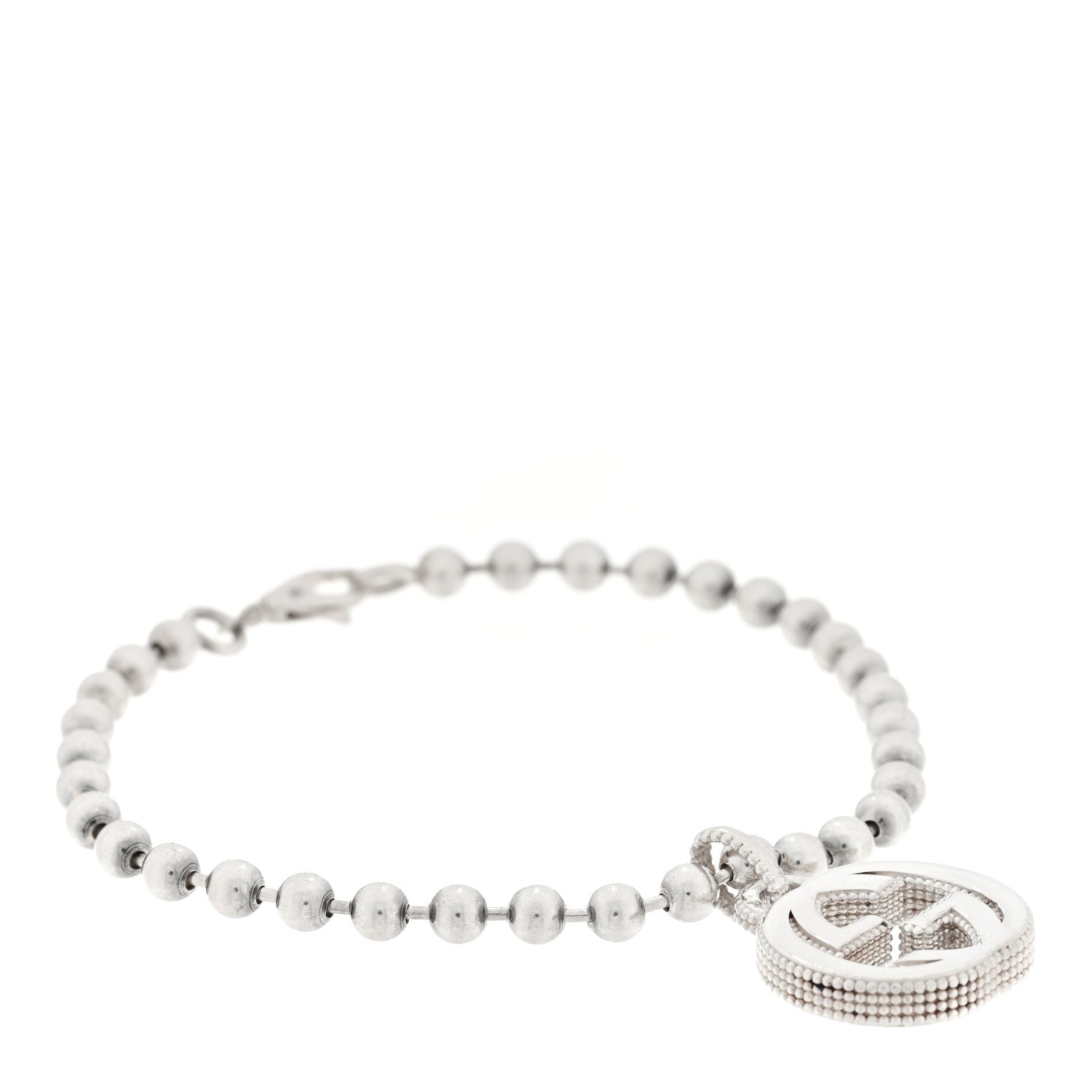 Gucci Sterling Silver Interlocking GG Bracelet 1 of 3