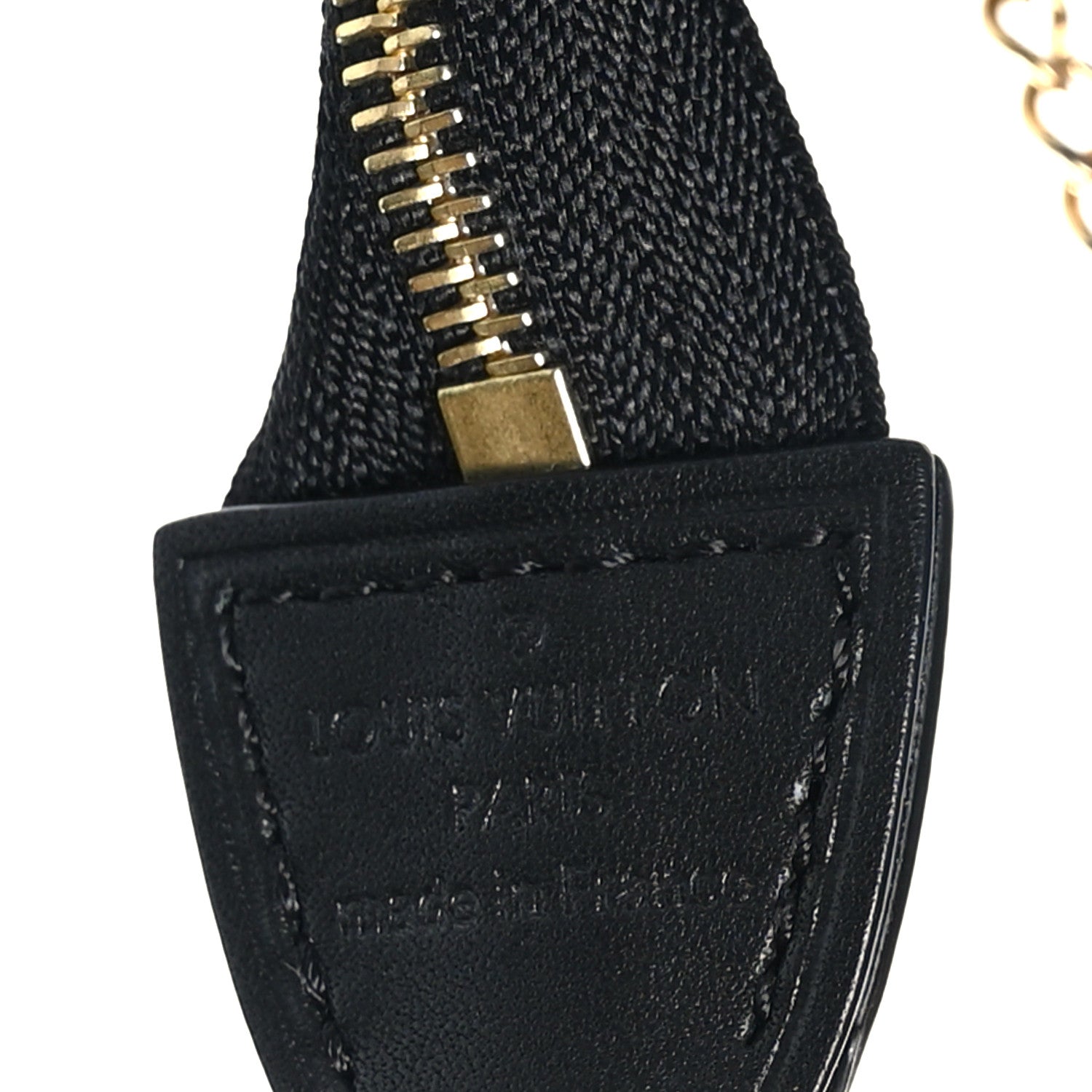 Louis Vuitton Colored Monogram Mini Pochette Accessories Blue Black 6 of 8