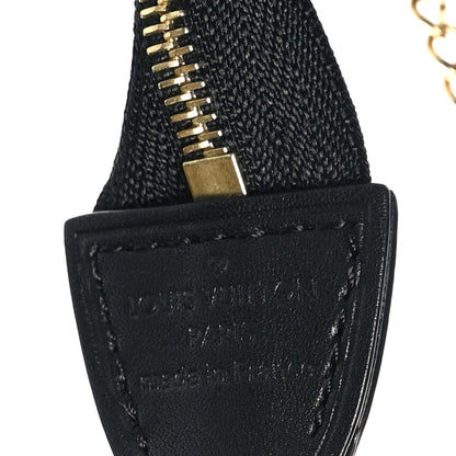Louis Vuitton Colored Monogram Mini Pochette Accessories Blue Black 6 of 8