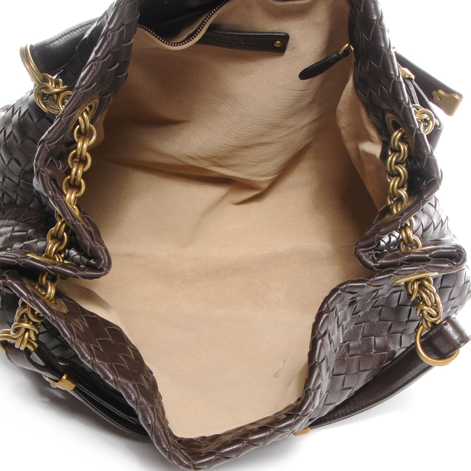 Bottega Veneta Nappa Intrecciato Shoulder Bag Ebano 5 of 8