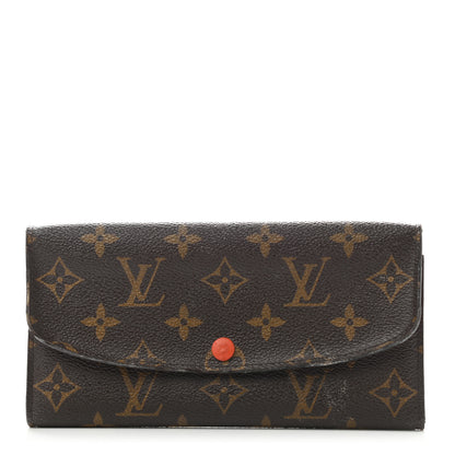 Louis Vuitton Monogram Emilie Wallet Piment 1 of 13