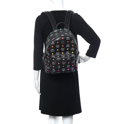 MCM Skyoptic Visetos Small Stark Backpack Spectrum Diamond Black 2 of 12