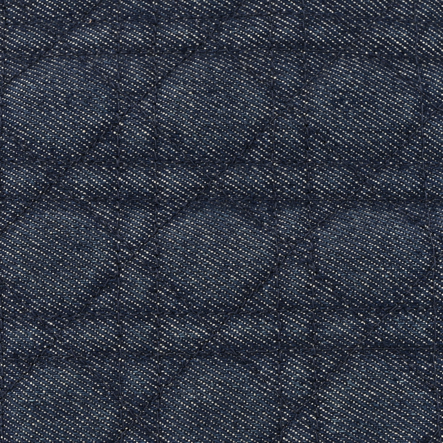 Christian Dior Denim Cannage Large Lady Dior Blue 10 of 18