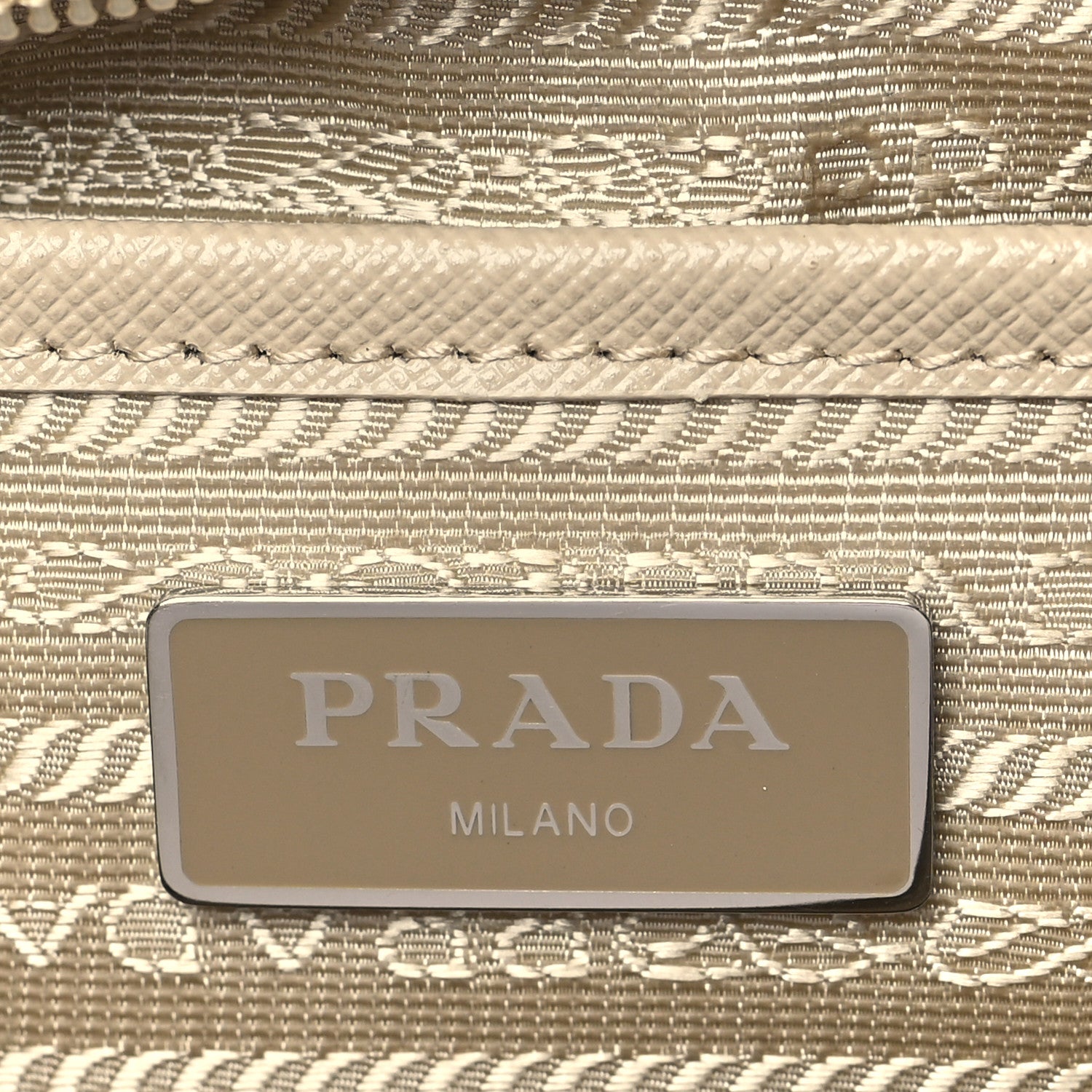 Prada Nylon Saffiano Medium Backpack Deserto 7 of 12
