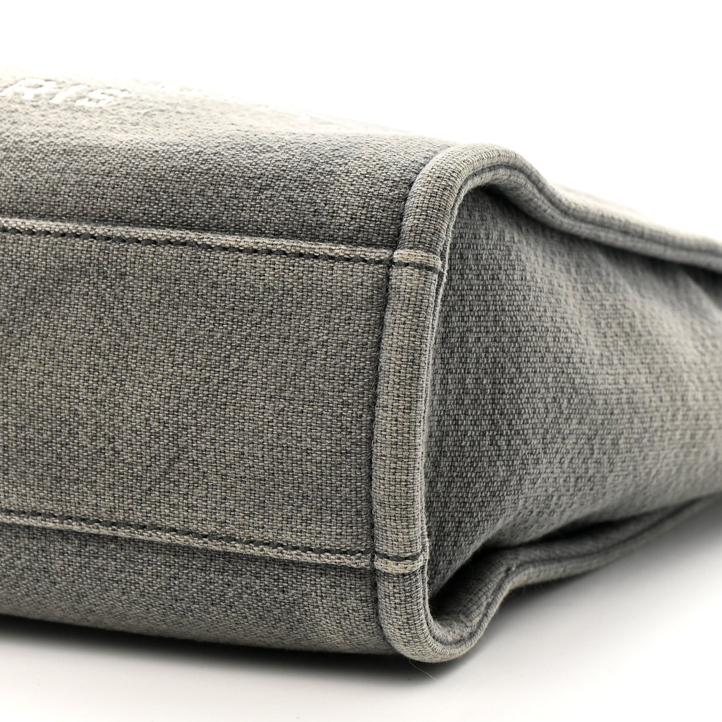 Canvas Mini Deauville Tote Dark Grey