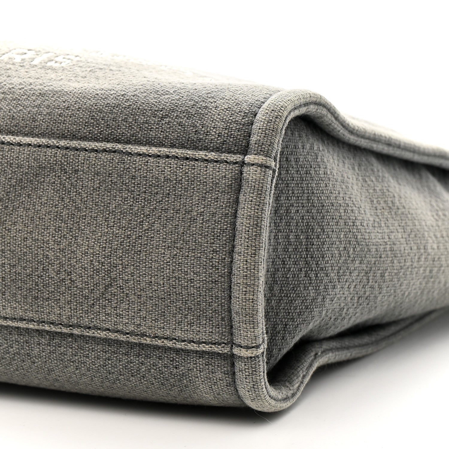 Chanel Canvas Mini Deauville Tote Dark Grey 10 of 10