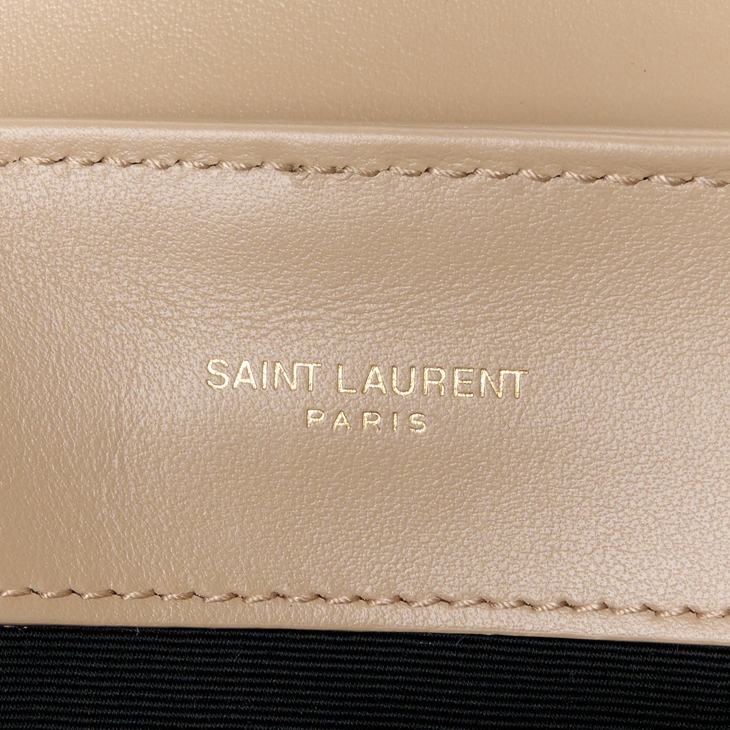 Calfskin Y Quilted Monogram Small Loulou Chain Satchel Dark Beige