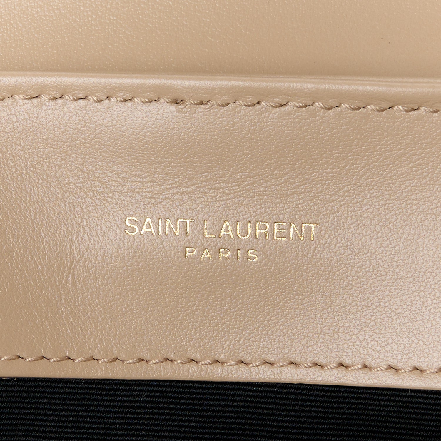 Saint Laurent Calfskin Y Quilted Monogram Small Loulou Chain Satchel Dark Beige 6 of 11