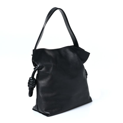 Loewe Calfskin Flamenco Knot Bag Black 3 of 8