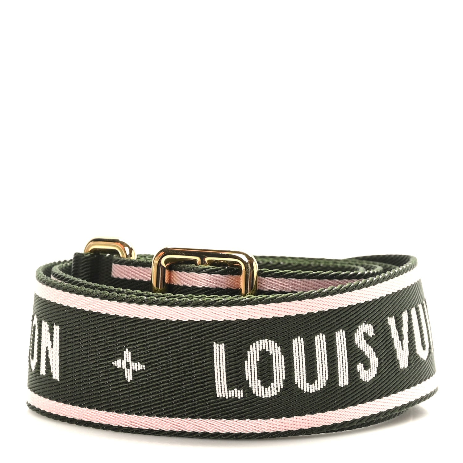 Louis Vuitton Nylon Bandouliere Shoulder Strap Kaki 2 of 4