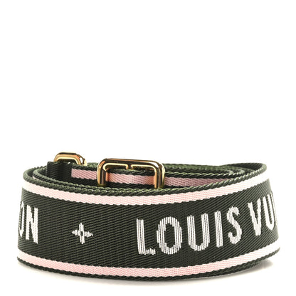 Louis Vuitton Nylon Bandouliere Shoulder Strap Kaki 2 of 4