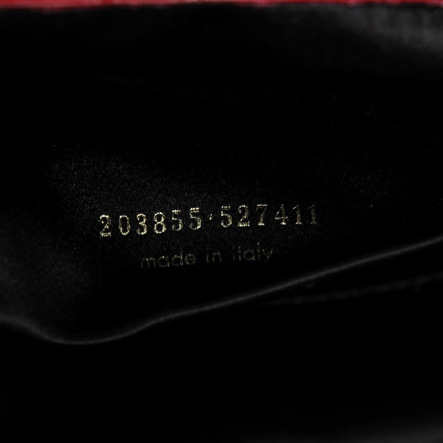 Saint Laurent Textured Patent Monogram Large Belle De Jour Clutch Red 7 of 7