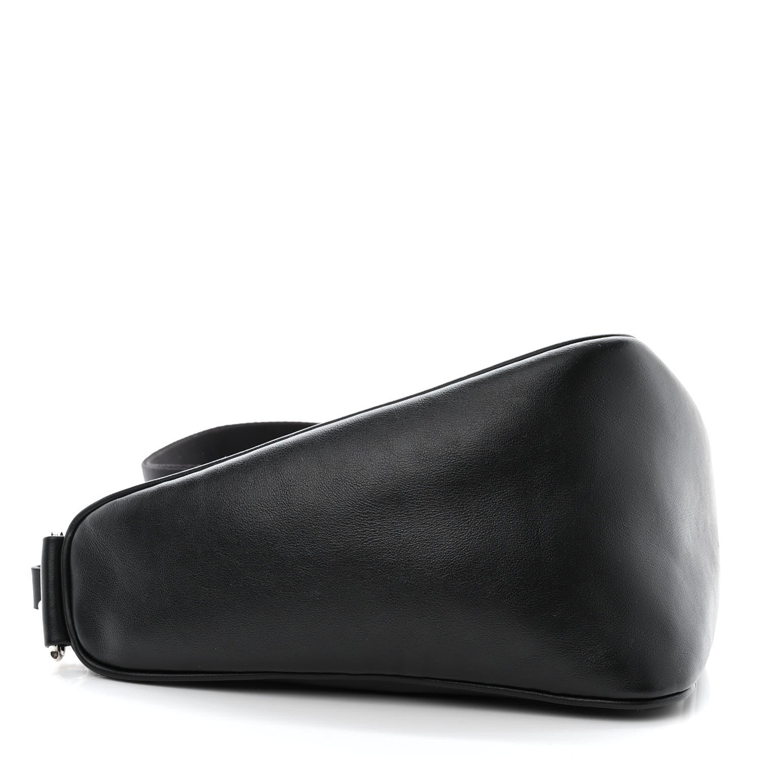 Prada Grace Lux Triangle Shoulder Bag Black 4 of 12