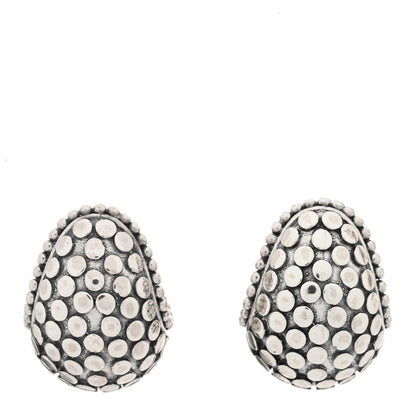 John Hardy Sterling Silver Buddha Belly Dot Earrings 1 of 4