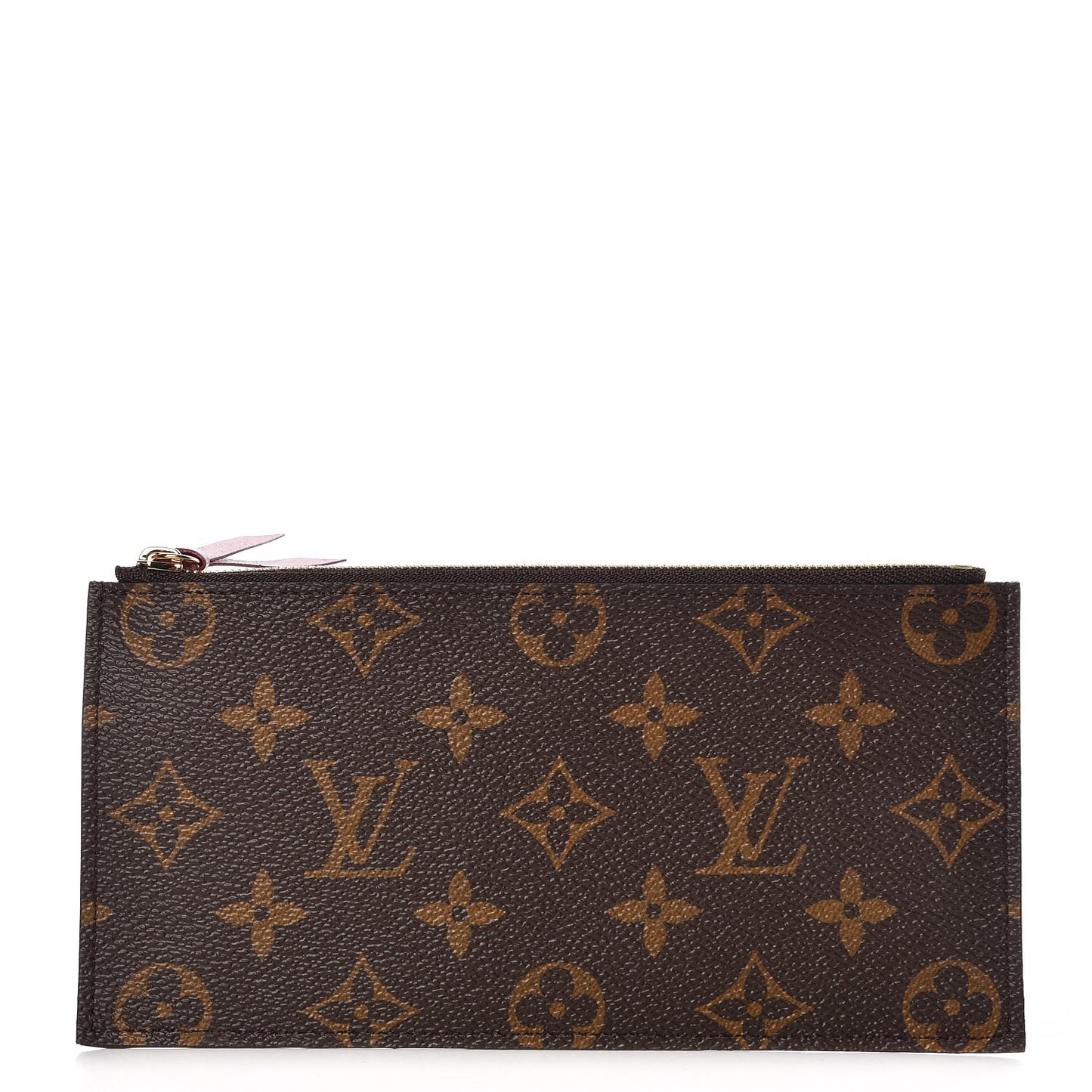 Monogram Felicie Chain Wallet Zippered Insert Fuchsia