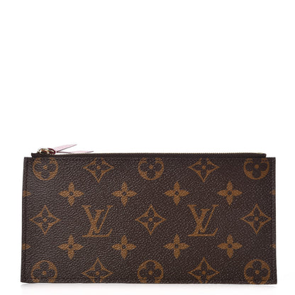 Louis Vuitton Monogram Felicie Chain Wallet Zippered Insert Fuchsia 1 of 6