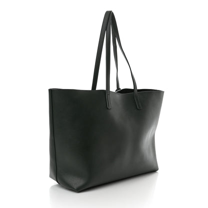 Saint Laurent Calfskin Large Shopping Tote Dark Green 4 of 11
