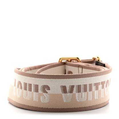 Louis Vuitton Jacquard Speedy Bandouliere 20 Shoulder Strap Beige Brown 2 of 6