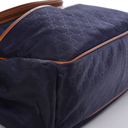 Gucci Nylon Monogram Diaper Bag Blue 8 of 14