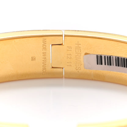 Hermes Enamel Printed Brides de Gala Bayadere Narrow Clic Clac H Bracelet PM Amazone Pop 4 of 5