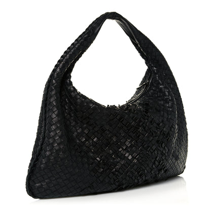 Bottega Veneta Nappa Intrecciato Large Veneta Plisse Hobo Ink 3 of 11