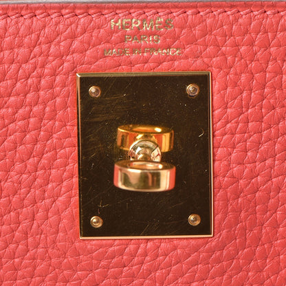 Hermes Taurillon Clemence Kelly Retourne 28 Rose Jaipur 26 of 38