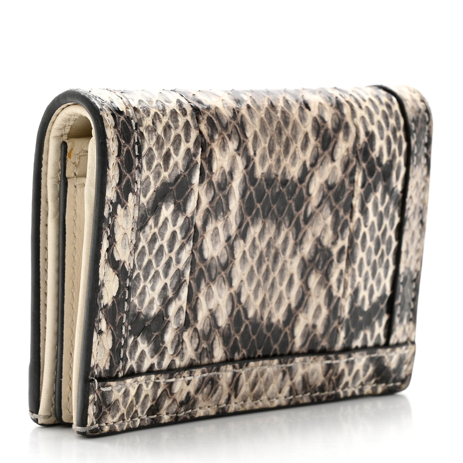 Gucci Snakeskin Ophidia Card Case Wallet Roccia 3 of 8