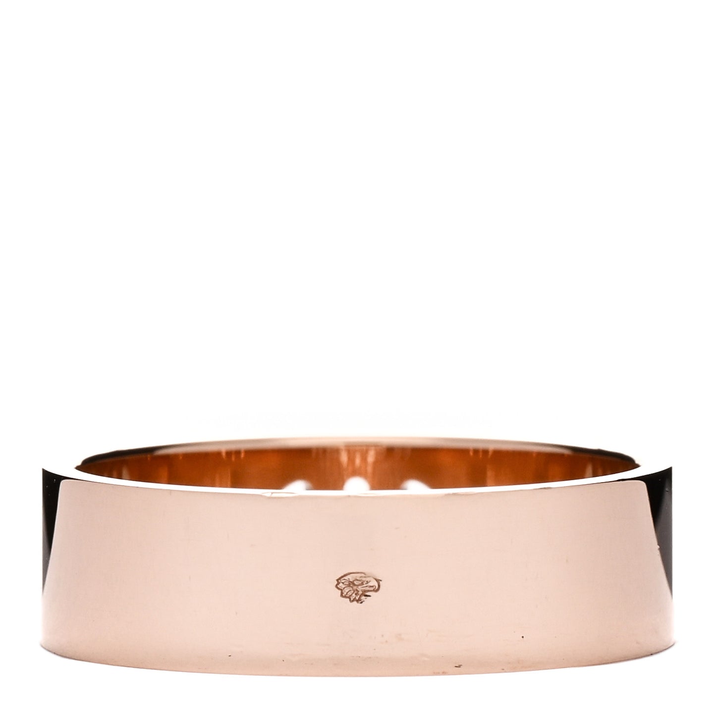 18K Rose Gold Diamond PM H D'Ancre Ring 53 6.5