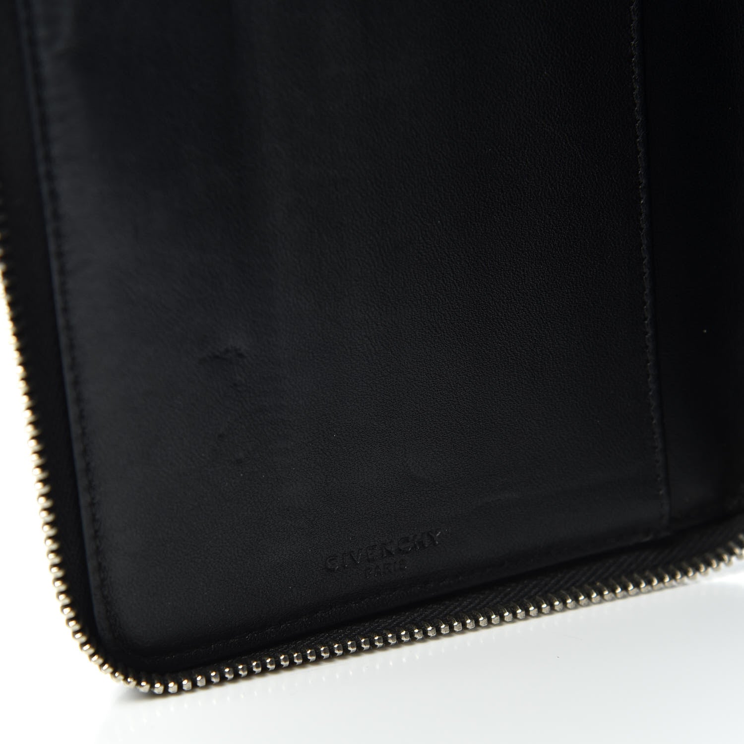 Givenchy Calfskin Star Pandora Zip Around Wallet Black 6 of 6