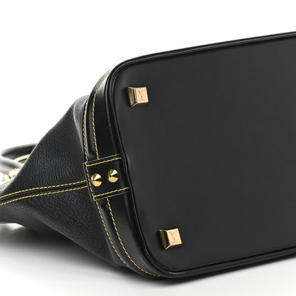 Louis Vuitton Suhali Lockit MM Black 8 of 11