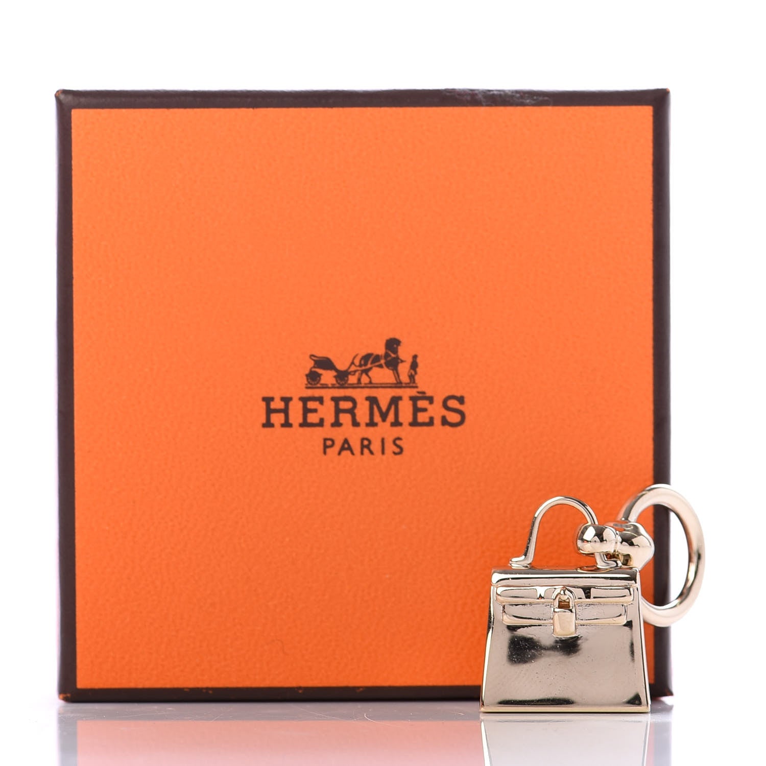 Hermes Permabrass Mini Kelly Twilly Ring 4 of 4