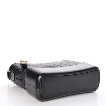 Chanel Aged Calfskin Quilted Medium Gabrielle Hobo Black 4 of 7