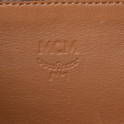 MCM Visetos Shopper Tote Cognac 9 of 12