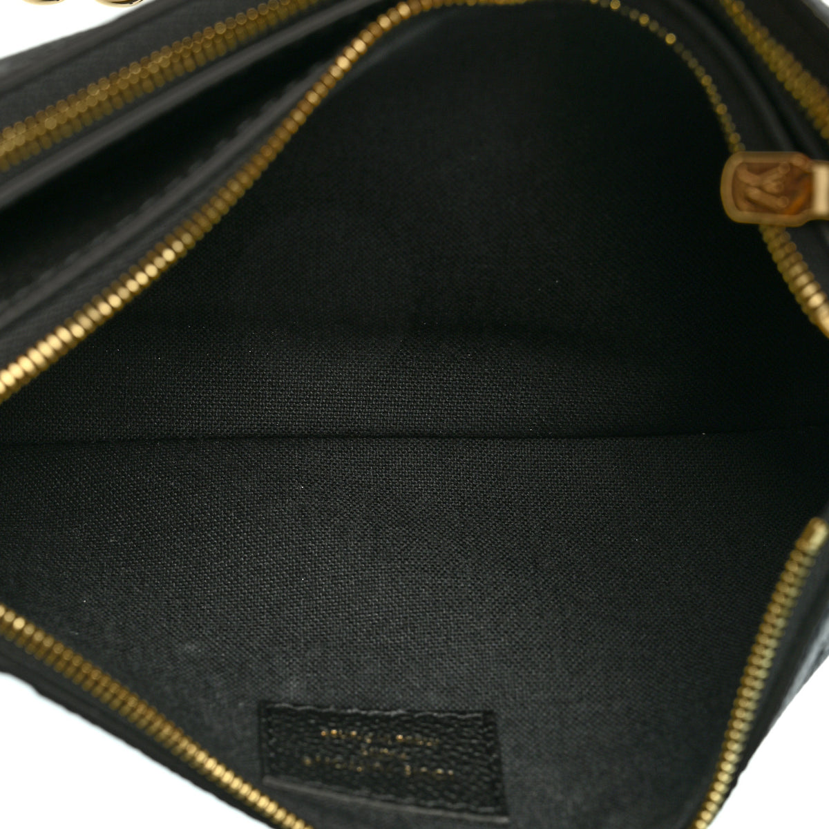 Empreinte Monogram Liv Pochette Black