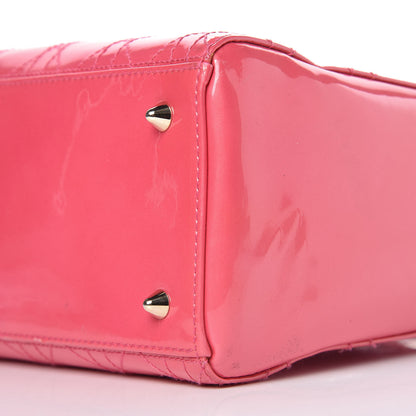 Christian Dior Patent Cannage Medium Lady Dior Pink 21 of 30
