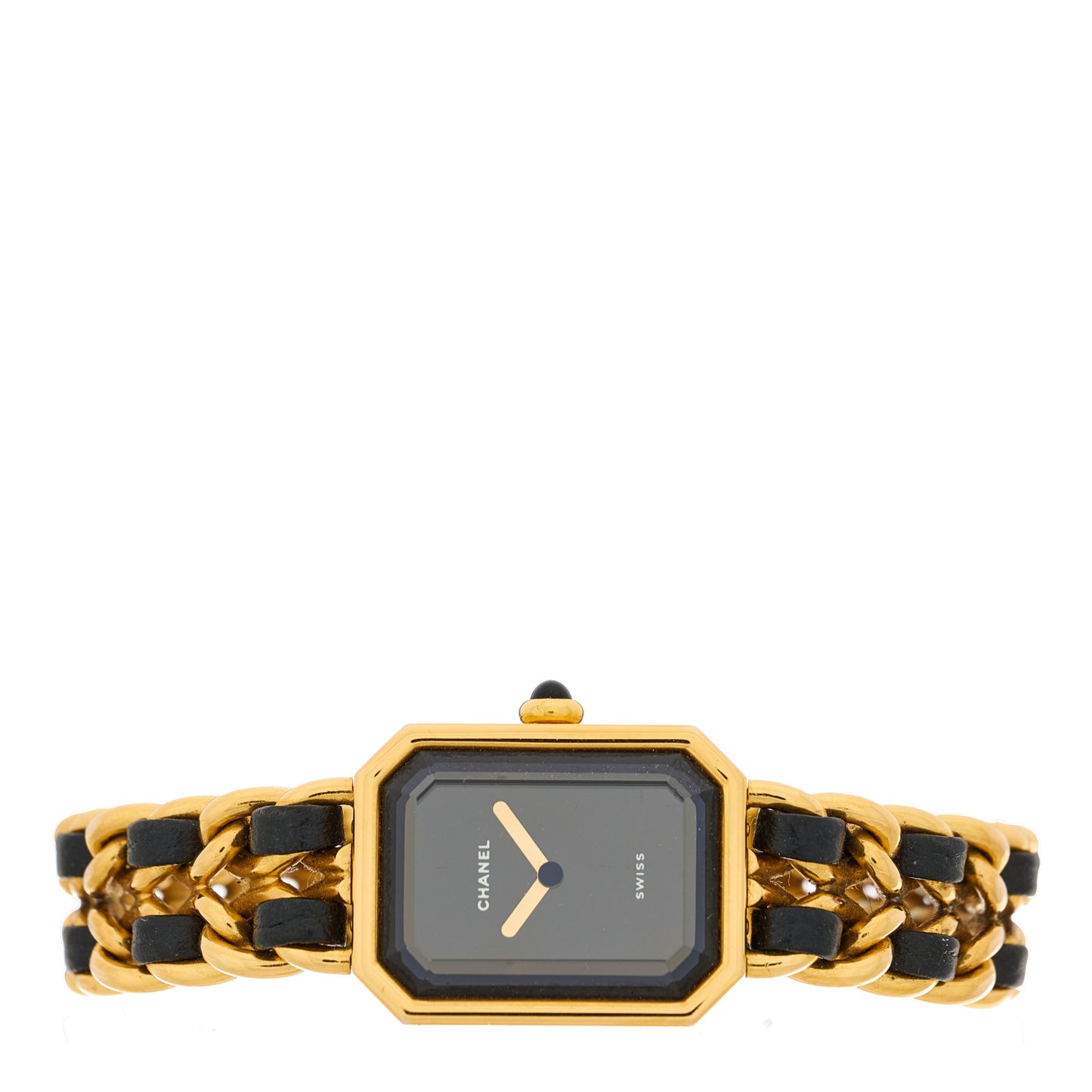 Stainless Steel Lambskin 20mm Chain Premiere Quartz Watch Gold L