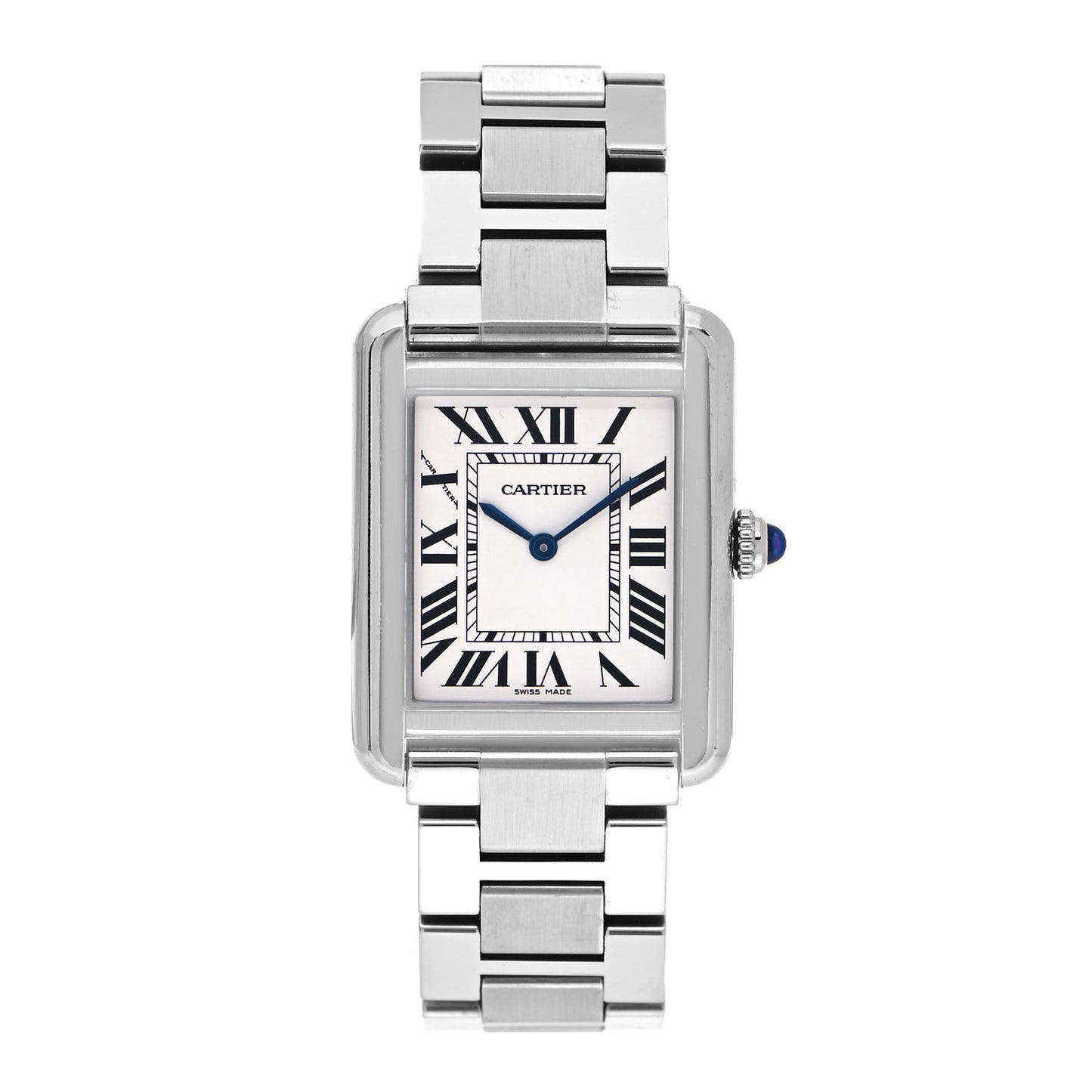 Stainless Steel 24mm Tank Solo Quartz Watch