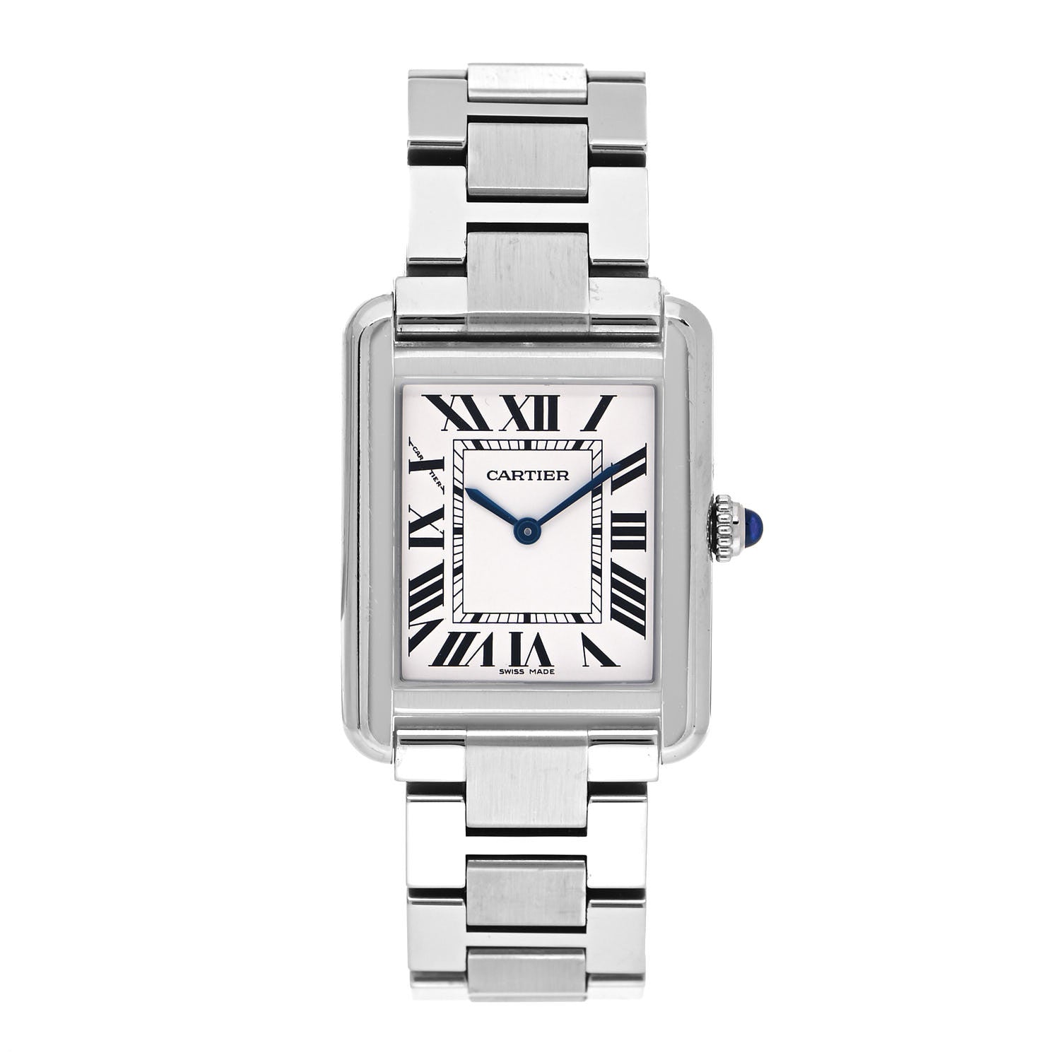 Cartier Stainless Steel 24mm Tank Solo Quartz Watch 1 of 5