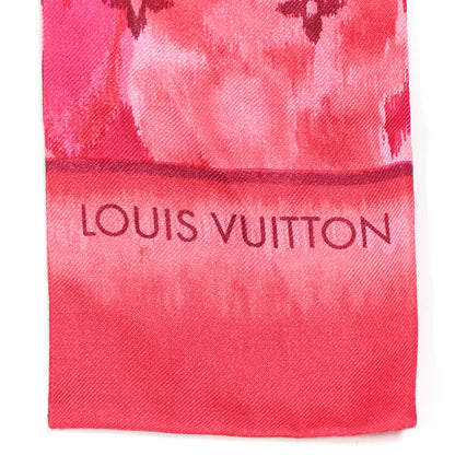 Louis Vuitton Silk Monogram Ikat Summer Bandeau Rose Indien 2 of 7
