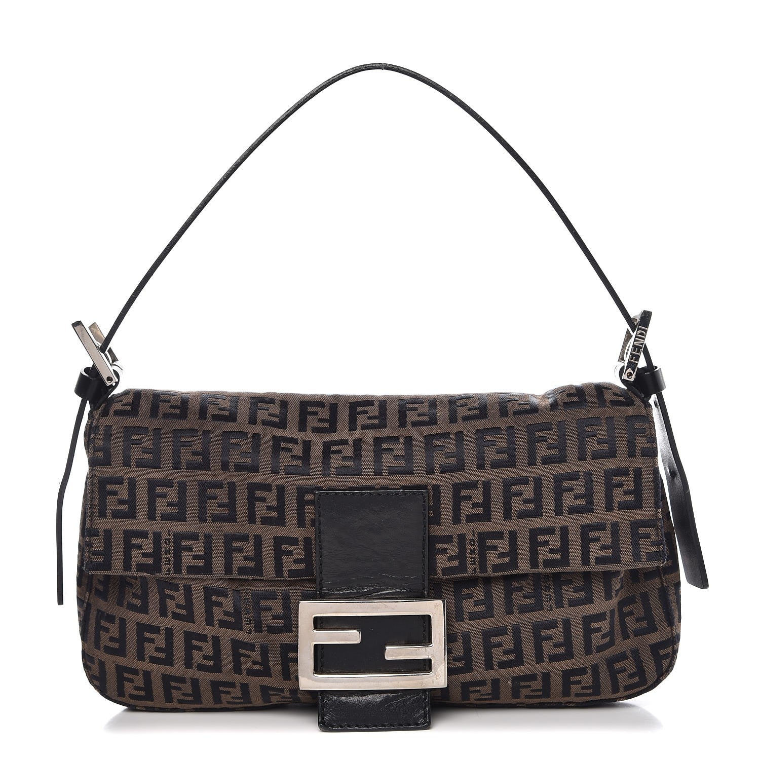 Fendi Zucchino Mini Mama Baguette Tobacco 1 of 6