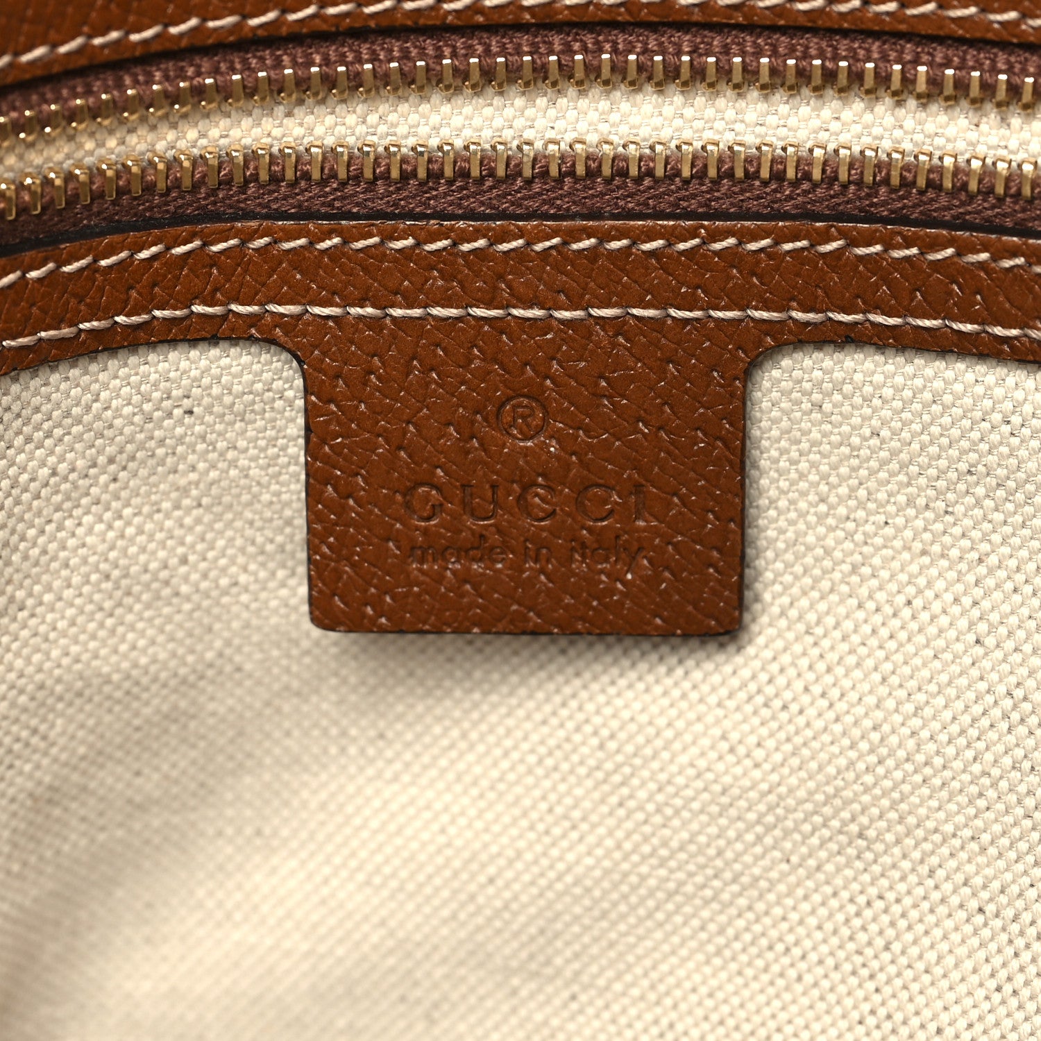 Gucci Monogram Medium Bree Shoulder Bag Beige Tabacco 6 of 11